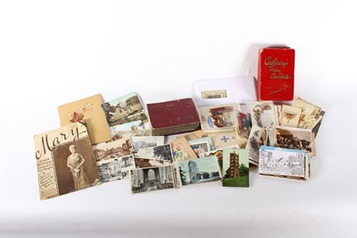Lot 358 - A collection of postcards, some early 20th...