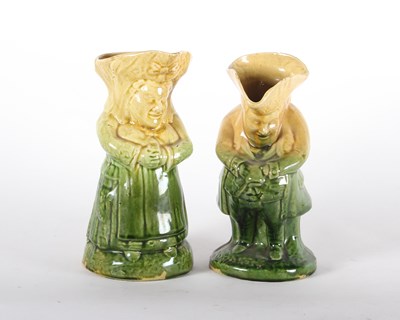 Lot 572 - A pair of Victorian yellow and green Lord and...