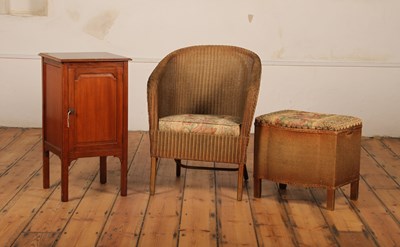 Lot 387 - A Sirrom loom chair, together with a matching...