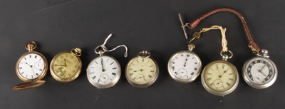 Lot 221 - A silver-cased openface pocketwatch, the case...