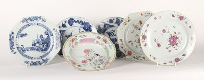 Lot 116 - A collection of six 18th century Chinese...