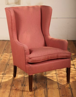 Lot 517 - An early 20th century red upholstered mahogany...
