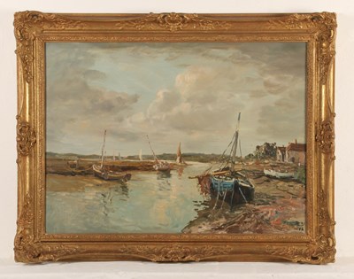 Lot 56 - Jack Cox (1914-2017), Fishing boats, signed...