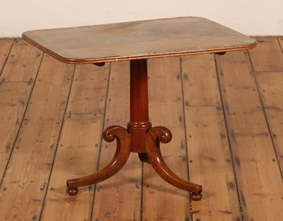 Lot 562 - A 19th century mahogany tripod occasional table