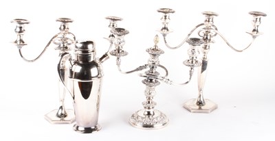 Lot 252 - A collection of silver plated wares, to...