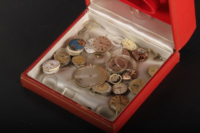 Lot 209 - A collection of vintage watch parts, to...