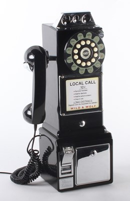 Lot 374 - A vintage style rotary telephone