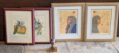 Lot 606 - Stilla Parslow, Egyptian figures, limited...