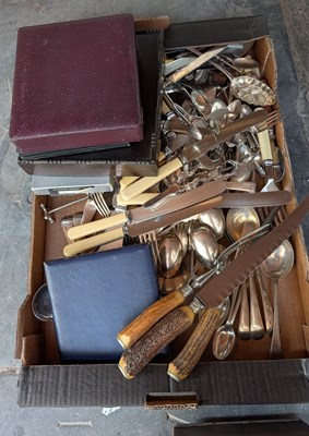 Lot 144 - A collection of silver plated wares, to...