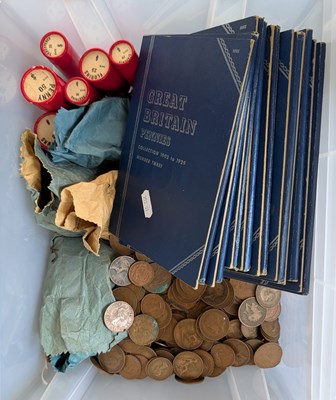 Lot 262 - A collection of UK pre-decimal coins, mostly...