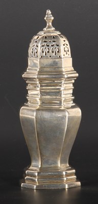 Lot 103 - An Edward VII silver sugar sifter, of...