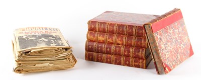 Lot 542 - Five Victorian illustrated Punch annuals (1849,...