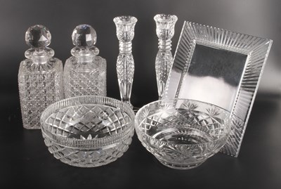 Lot 342 - A Waterford Crystal easel photograph frame,...