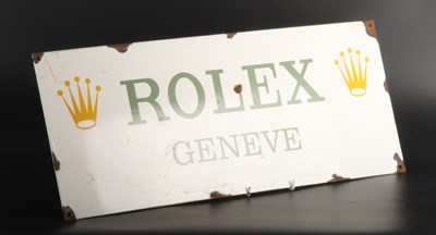 Lot 294 - An enamel on metal sign