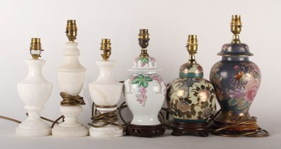 Lot 393 - A collection of six various pottery and...