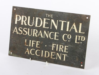Lot 428 - An iron and enamel sign inscribed "The...