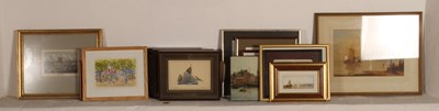 Lot 346 - A collection of paintings and prints, to...