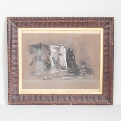 Lot 69 - After J F Herring, 20th century, three horse...