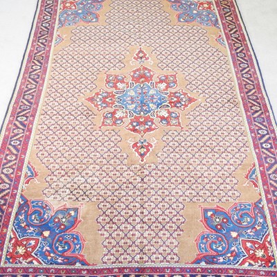 Lot 232 - A Persian bidjar carpet, with a central motif,...
