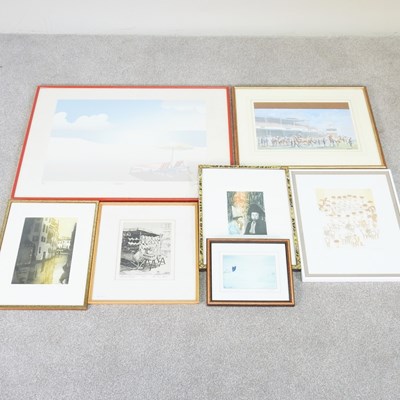 Lot 538 - Paul Baruffaldi, 20th century, Venetian scene,...