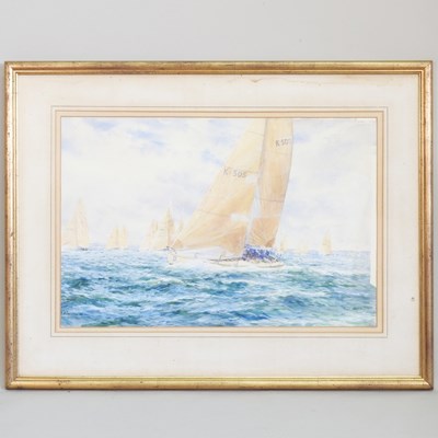 Lot 136 - S A Peckham, The Admiral's Cup 1989, a yacht...