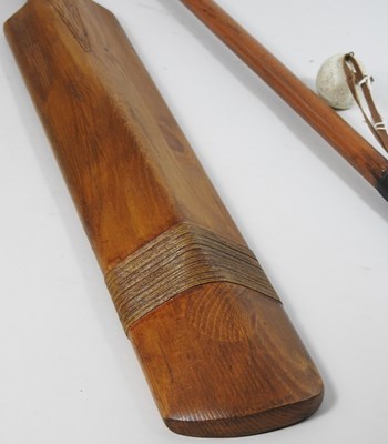 Lot 179 - A cricket bat, signed by Len Hutton