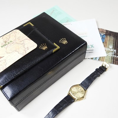 Lot 137 - An 18 carat gold cased Rolex Cellini ladies'...
