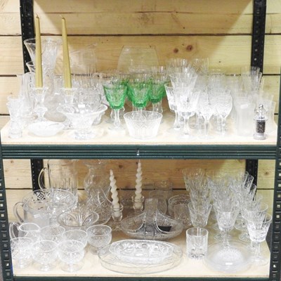 Lot 398 - A large collection of glassware, to include...