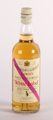 Lot 318 - A bottle of Dewar's White Label Finest Scotch...