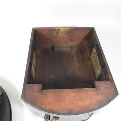 Lot 158 - A Victorian mahogany cased dial clock