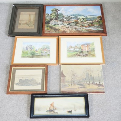 Lot 499 - A collection of pictures and prints (7)