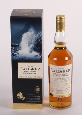 Lot 11 - A bottle of Talisker 18 year old single malt...