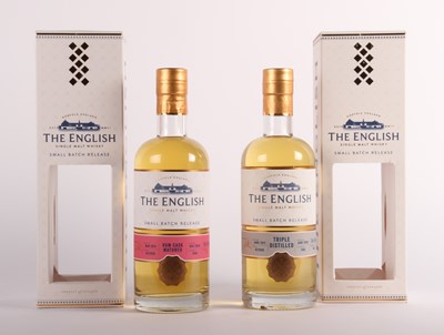 Lot 432 - Two bottles of The English single malt whisky...