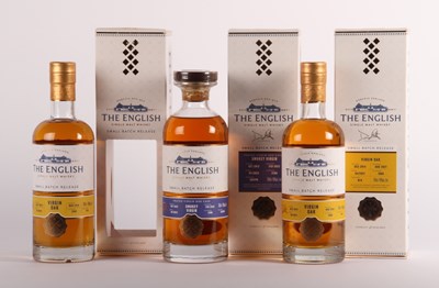 Lot 303 - Three bottles of The English small batch...