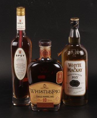 Lot 398 - Three bottles of whisky: Whyte & Mackay high...