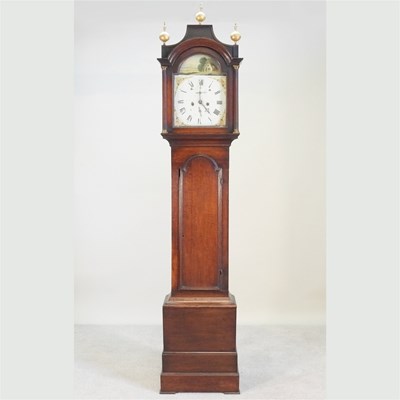 Lot 29 - A George III Scottish oak cased longcase clock,...