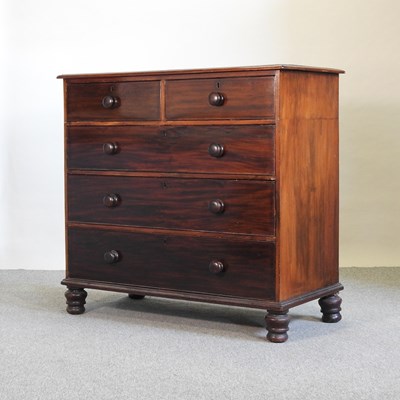 Lot 603 - A 19th century mahogany chest