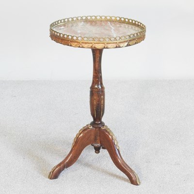 Lot 264 - A French marble top occasional table, 20th...