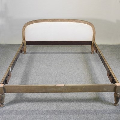 Lot 403 - A French gilt bedstead