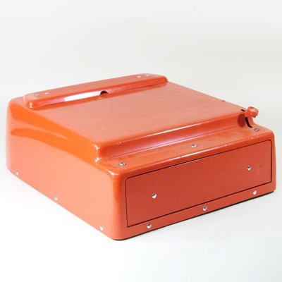 Lot 459 - A vintage red shop till