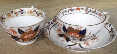 Lot 101 - A 19th century Staffordshire porcelain part dessert service