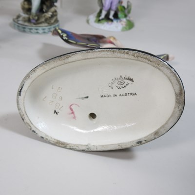 Lot 37 - Two Crown Staffordshire porcelain bird groups