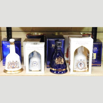 Lot 190 - A collection of eleven various Bells whisky decanters