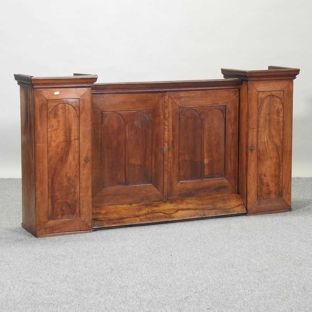 Lot 415 - An antique fruitwood cabinet