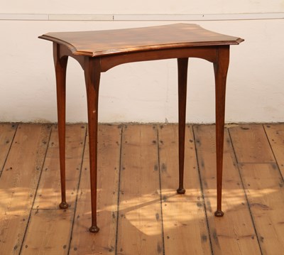 Lot 582 - An Edwardian rectangular occasional table,...