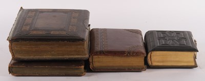 Lot 725 - Four photograph albums, Edwardian or Victorian,...