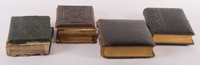 Lot 615 - Four photograph albums, Edwardian or Victorian,...