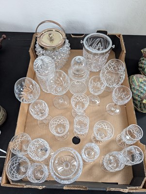 Lot 751 - A collection of cut glass wine and brandy...