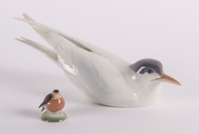 Lot 375 - A Royal Copenhagen porcelain figure of a tern,...