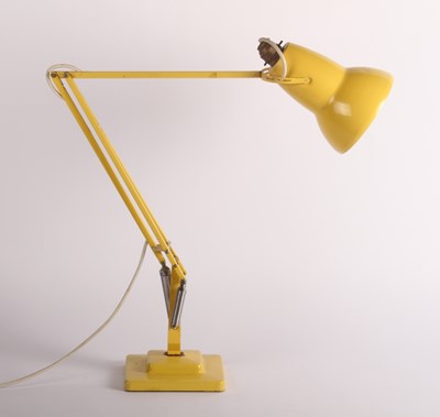 Lot 198 - A Herbert Terry style yellow metal anglepoise...